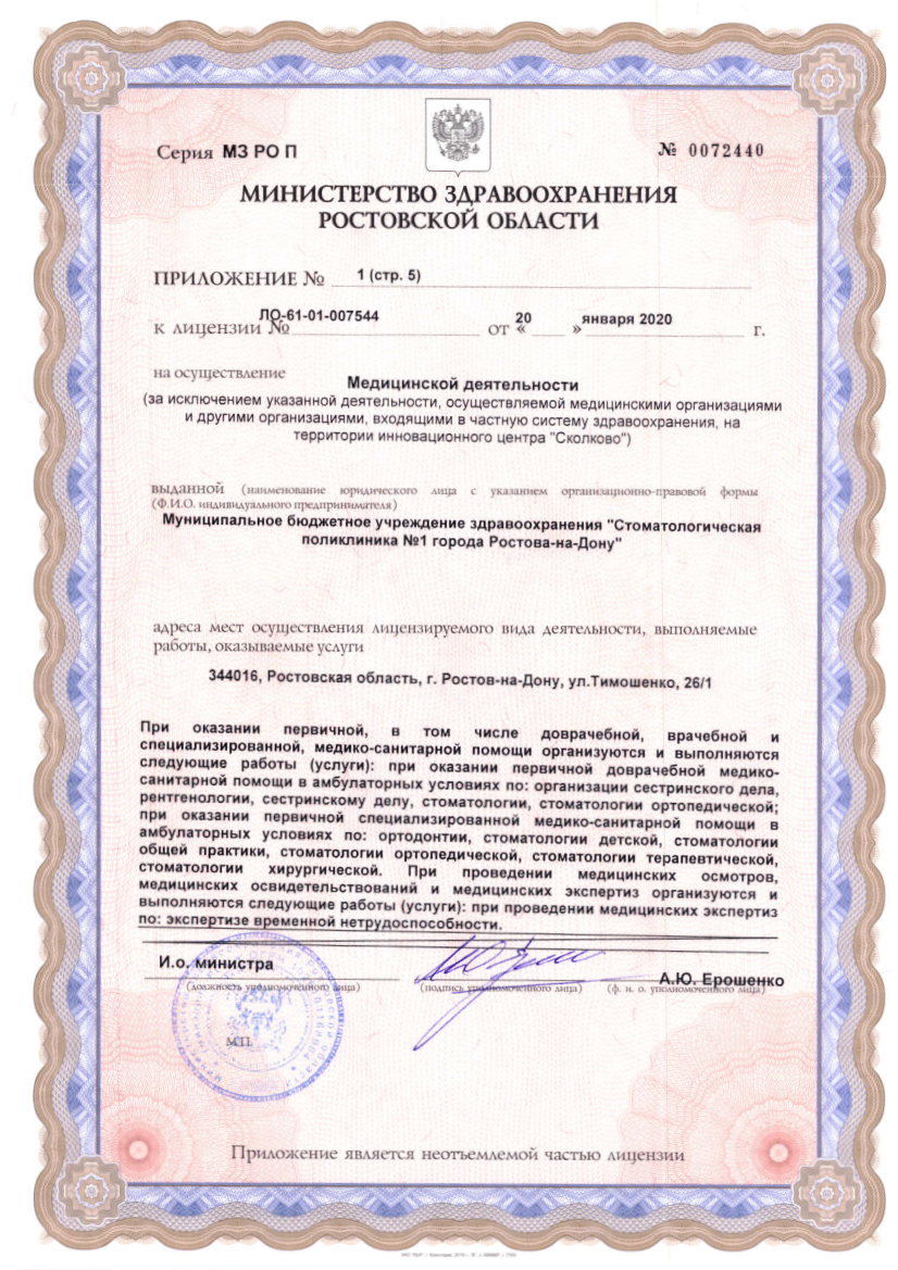 Филиал стоматологии №1 на Тимошенко | г. Ростов-на-Дону, ул. Тимошенко, д.  26/1 | отзывы, цены